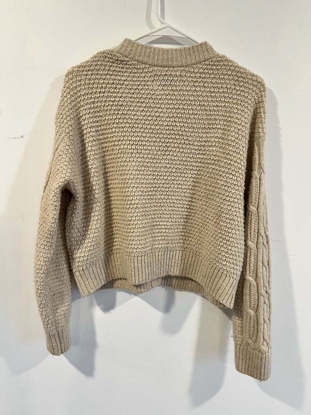 Cable-Knit Cardigan Sweater - Picture 3 of 3